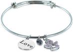 CO88 Collection Celestial 8CB Stalen Armband met Hangers -, Verzenden, Nieuw