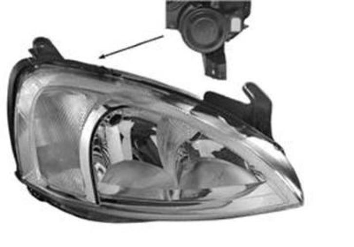 KOPLAMP VOOR OPEL COMBO C 2000-2003 09196232, Auto-onderdelen, Verlichting, Nieuw, Ophalen of Verzenden