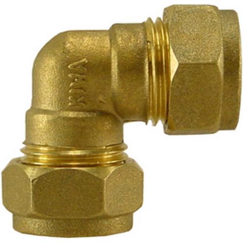 Riko P-801 Messing Knel Kniekoppeling 8x8, Doe-het-zelf en Verbouw, Sanitair, Nieuw, Ophalen of Verzenden