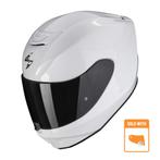 Scorpion Exo-391 Solid Wit Integraalhelm, Motoren, Kleding | Motorhelmen, XS, Integraalhelm, Nieuw met kaartje, Overige merken