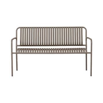 20% korting | Metalen tuinbank bruin | Snelle levering beschikbaar voor biedingen