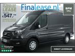 Ford Transit L3H2 Trend 130PK BPM Vrij Airco Carplay €547pm, Nieuw, Ford, Zilver of Grijs, Lease