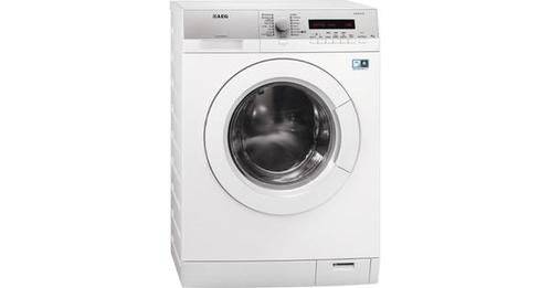 Aeg L76495nfl Wasmachine 9kg 1400t, Witgoed en Apparatuur, Wasmachines, Zo goed als nieuw, Voorlader, 85 tot 90 cm, Ophalen of Verzenden