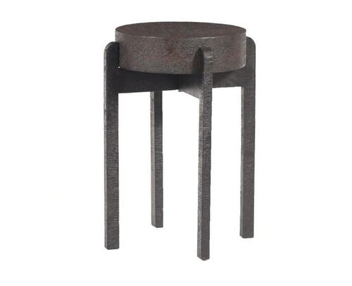 Salontafel liquid Medium metal en houten poten - bruin |, Huis en Inrichting, Tafels | Salontafels, Nieuw, Ophalen of Verzenden
