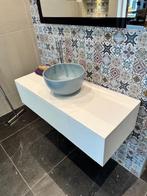 Badmeubel solid surface100 cm  met 1 lade, Huis en Inrichting, Ophalen, Nieuw, 50 tot 100 cm, Minder dan 100 cm