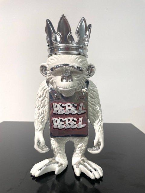 Van Apple - Graffiti Monkey - Rebel Rebel, Antiek en Kunst, Kunst | Designobjecten