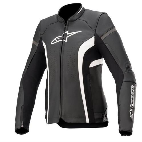 Alpinestars Stella Kira V2 Leren Jas Zwart Wit, Motoren, Kleding | Motorkleding, Dames, Nieuw met kaartje, Jas | textiel, Verzenden