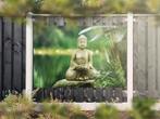 NR 1319: Tuinposter Boeddha groen 120x180cm, Tuin en Terras, Nieuw