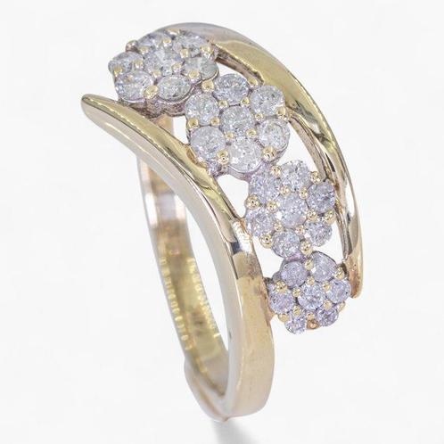 Zonder Minimumprijs - Ring - 14 karaat Geel goud, IGI -, Sieraden, Tassen en Uiterlijk, Ringen