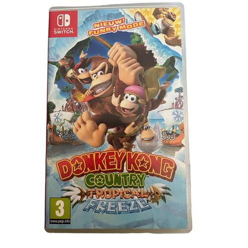 Donkey Kong Country Tropical Freeze voor Nintendo Switch, Spelcomputers en Games, Games | Nintendo Switch, Zo goed als nieuw, Verzenden