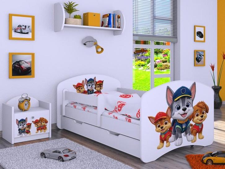 Kinderbedden - Kinderkamers - Kindermeubelen - 3wolkjes.nl, Kinderen en Baby's, Kinderkamer | Bedden, Nieuw, Lattenbodem, Matras