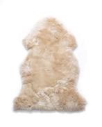Texelse schapenvacht licht beige, Huis en Inrichting, Stoffering | Tapijten en Kleden, Overige vormen, 50 tot 100 cm, Nieuw, Beige
