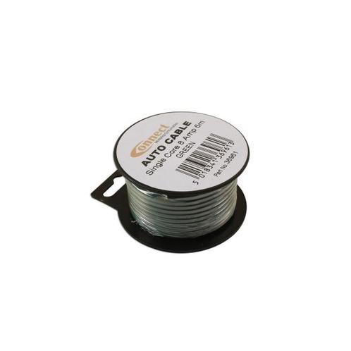 Draad 1mm2 groen PVC - mini haspel 6 meter (Electra), Auto diversen, Autogereedschap, Nieuw, Verzenden