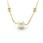 Mikimoto - Ketting met hanger - 18 karaat Geel goud