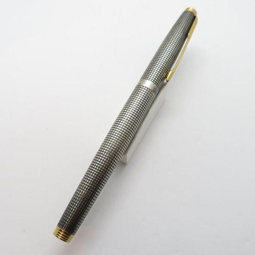 Parker - 75 (Sterling silver) - 14K gold nib (XF) - Vulpen, Verzamelen, Pennenverzamelingen
