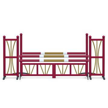 Hindernis Oxer - Rood beschikbaar voor biedingen