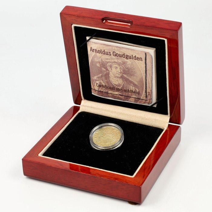 Nederland, Gelderland Arnoldus goudgulden ca. 1450, Postzegels en Munten, Munten | Nederland