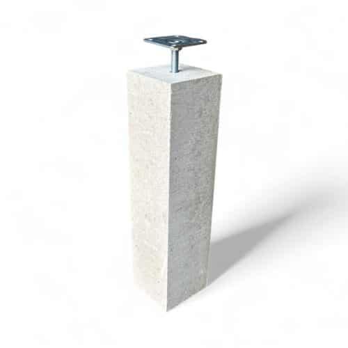 Betonpoeren 15x15x60 Grijs    INCL STELPLAAT ., Tuin en Terras, Overkappingen, Nieuw