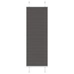 vidaXL Plissé rolgordijn 45x100 cm stofbreedte 44,4 cm, Verzenden, Nieuw, Zwart