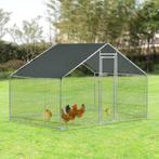 Stalen kippenren kippenhok buitenverblijf 3x2x2 m, Dieren en Toebehoren, Verzenden, Nieuw