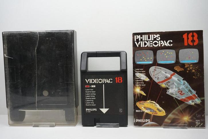 Philips Videopac 18: Laser War Garantie & morgen in huis!, Computers en Software, Vintage Computers, Ophalen of Verzenden