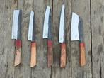Keukenmes - Handgemaakte verzamelmessen set (5) Japans