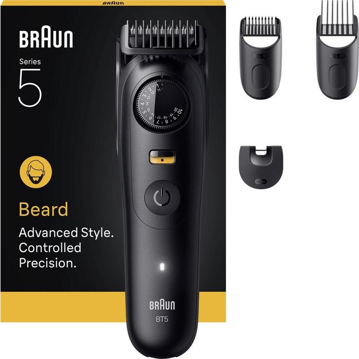 Braun Baardtrimmer Series 5 BT5520 + 4 Tools - 40 Lengtes -, Sieraden, Tassen en Uiterlijk, Uiterlijk | Lichaamsverzorging, Verzenden