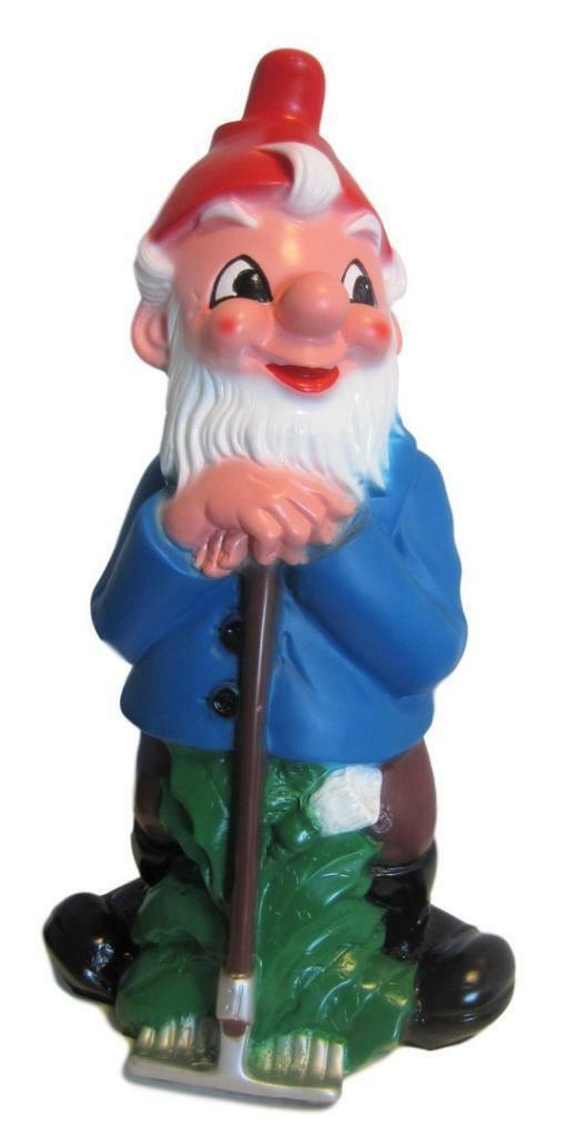 Tuinkabouter, tuindwerg met hark, Kabouter 45cm, dwerg, Tuin en Terras, Tuinbeelden, Nieuw