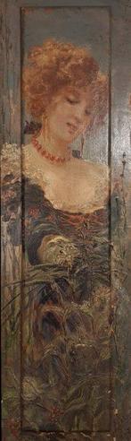 Corinna Modigliani (1871-1959) - Ritratto di Olga, Antiek en Kunst, Kunst | Schilderijen | Klassiek