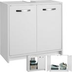 2dekans | tectake® Wastafelonderkast met 2 deuren - Robuuste, Ophalen of Verzenden, Zo goed als nieuw
