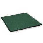 Rubber tegel 25 mm - 50 x 50 cm - Groen, Tuin en Terras, Tegels en Klinkers, Nieuw, Verzenden