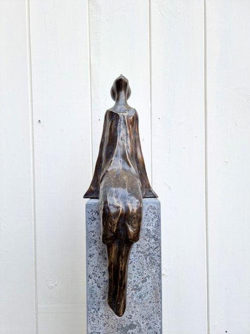sculptuur, De sterrenkijker - 52 cm - Brons, Antiek en Kunst, Curiosa en Brocante