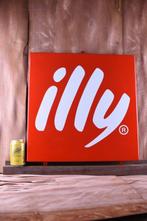 Emaille bord - XL ILLY origineel emaille reclamebord; mooi