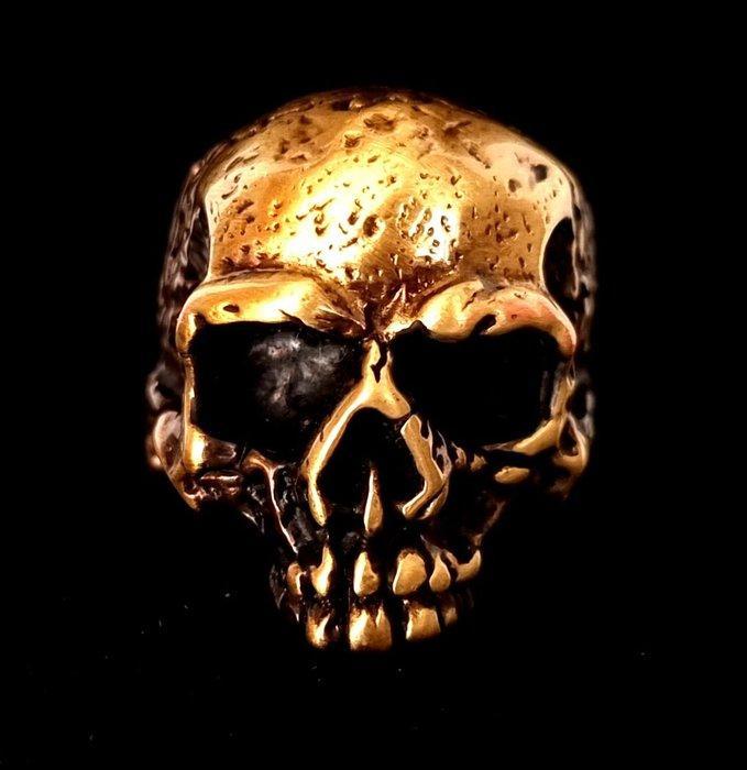 Chevalière - Sterke visie - Skelet - Memento Mori -, Antiek en Kunst, Antiek | Boeken en Bijbels