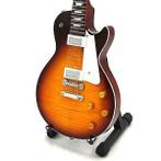 Miniatuur Gibson Les Paul gitaar met gratis standaard