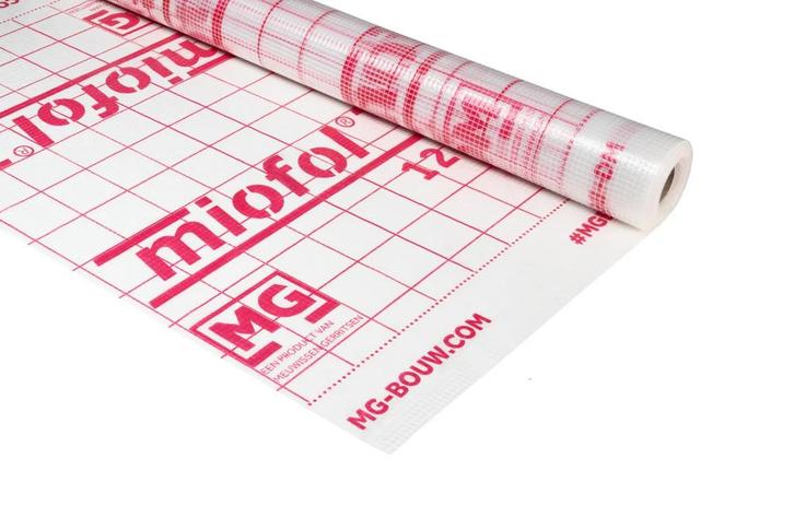 Miofol 125 S dampremmende folie 1.5x25mÂ¹ (=37,5 mÂ²), Doe-het-zelf en Verbouw, Isolatie en Afdichting, Dakisolatie, Nieuw, 15 m² of meer