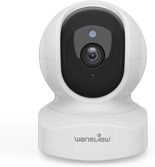 wansview Wifi-IP-camera, 2K bewakingscamera binnen, 2,4 GHz,, Kinderen en Baby's, Babyfoons, Nieuw, Verzenden