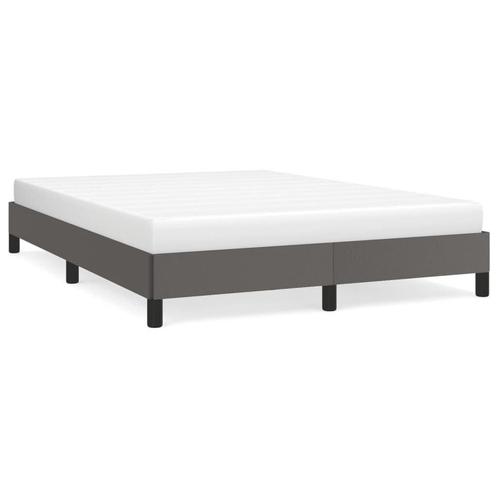 Bedframe 140x190 Grijs Kunstleer - Tweedekansje voor Slim..., Huis en Inrichting, Slaapkamer | Bedden, 140 cm, 190 cm of minder