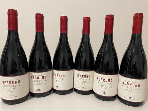 2017 Montenero Rebruno - Toscane - 6 Flessen (0.75 liter), Verzamelen, Wijnen