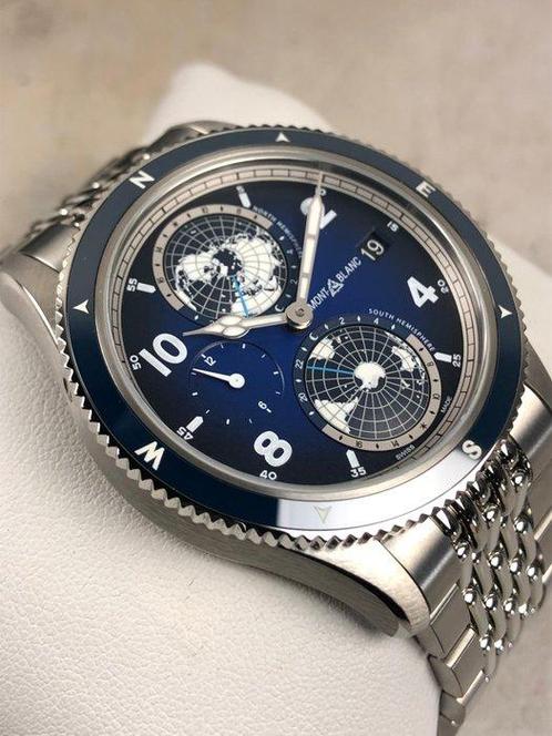 Montblanc - Geosphere 1858 Titan GMT - 125567 - Heren -, Sieraden, Tassen en Uiterlijk, Horloges | Heren