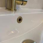 Sani Royal Wastafel Overloop Ring Goud, Nieuw