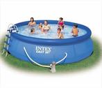 Intex Easy Set zwembad 457 x 107 cm (met reparatiesetje), Verzenden, Opblaaszwembad, 80 tot 120 cm, Rond