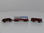 Schaal H0 Märklin 4423 4473 4602 Lageboordwagen Lageboord.., Hobby en Vrije tijd, Modeltreinen | H0, Overige typen, Ophalen of Verzenden