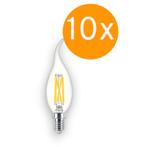 10 stuks Philips LED Tip Kaarslamp E14 3.4W/927-922 470lm..., Ophalen of Verzenden, Nieuw