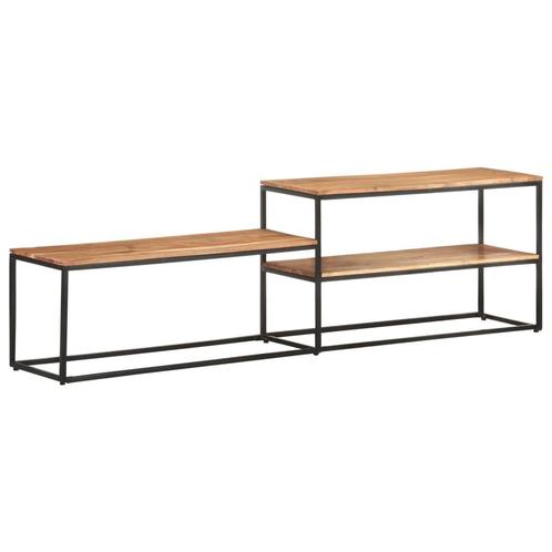 vidaXL Tv-meubel 180x30x50 cm massief acaciahout, Huis en Inrichting, Kasten | Televisiemeubels, 25 tot 50 cm, Nieuw, Overige houtsoorten