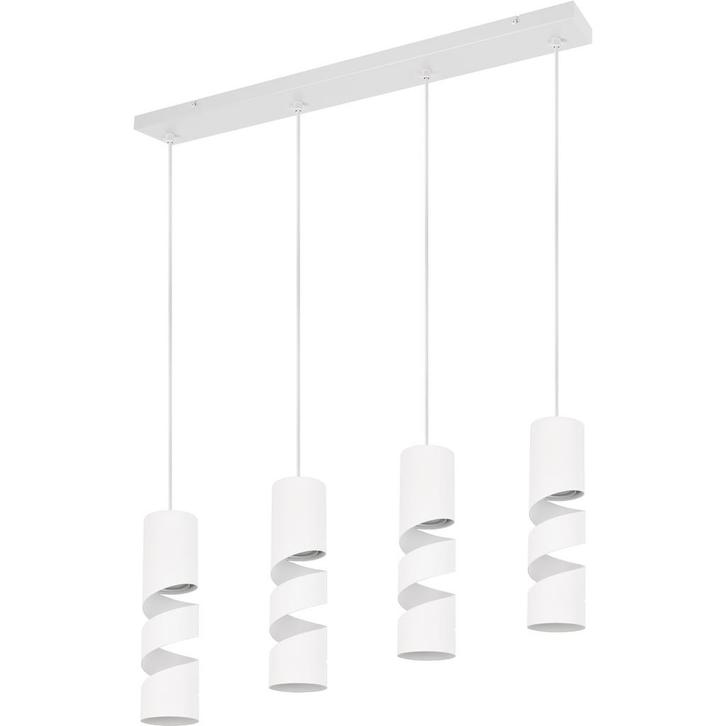 LED Hanglamp - Trion Meser - GU10 Fitting - 4-lichts -, Huis en Inrichting, Lampen | Hanglampen, Nieuw, Metaal, Ophalen of Verzenden