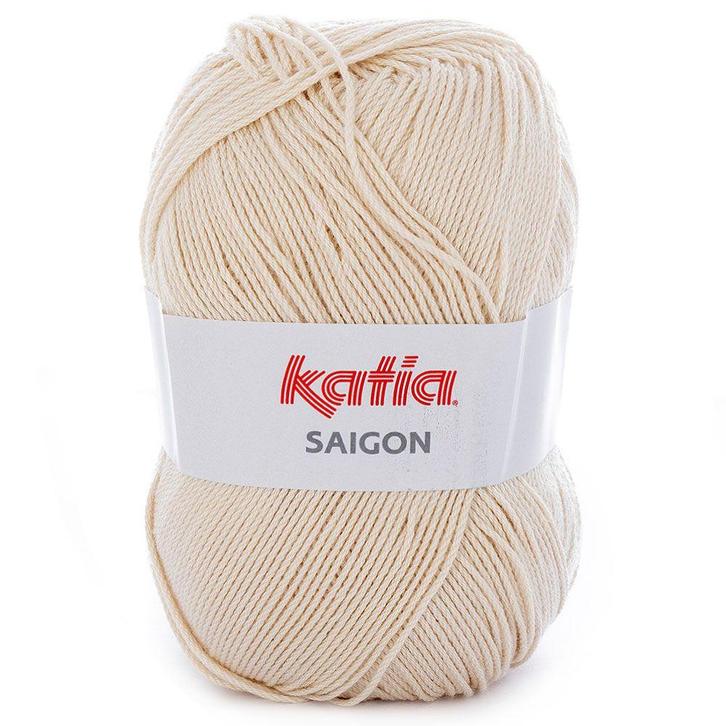 Katia Saigon - 30 lichtbeige - Acryl Garen, Hobby en Vrije tijd, Breien en Haken, Ophalen of Verzenden