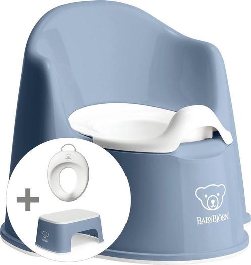 BABYBJÖRN startpakket bestaande uit Plaspotje Zetel, Opstap, Kinderen en Baby's, Badjes en Verzorging, Verzenden