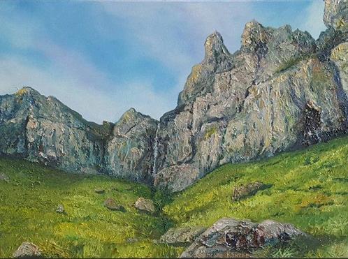 Stanislav Kunchev 1984 - Paradise, Antiek en Kunst, Kunst | Schilderijen | Modern