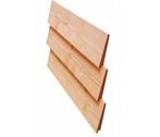 Super Aanbieding! Zweeds Rabat Douglas blank &amp; zwart, Doe-het-zelf en Verbouw, Hout en Planken, Nieuw, Plank, Ophalen